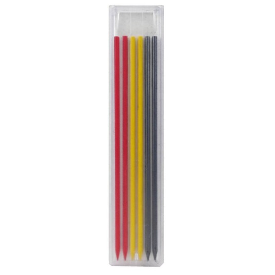 Luna Stift Grafit Rød Gul 2,8x125mm