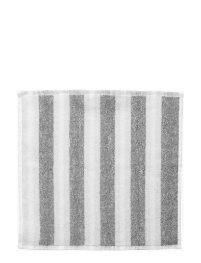 Marimekko Kaksi Raitaa Mini Towel 30X30 Grey Marimekko Home WHITE/GREY 30X30CM