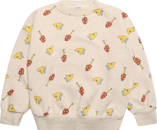 Bobo Choses Mush Monster Duo All Over Sweatshirt   WHITE   122