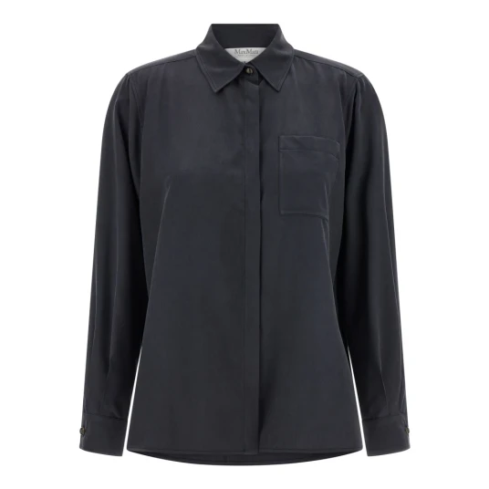 Max Mara, Dame, Bluser & Skjorter, Grå, M,