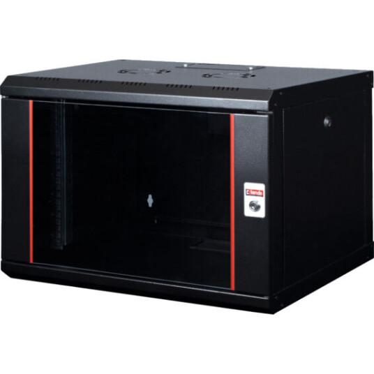 Lande Veggskap Sort 7U B600xD600xH418 - 6956171 Lande Veggskap Sort 7U B600xD600xH418 - 6956171