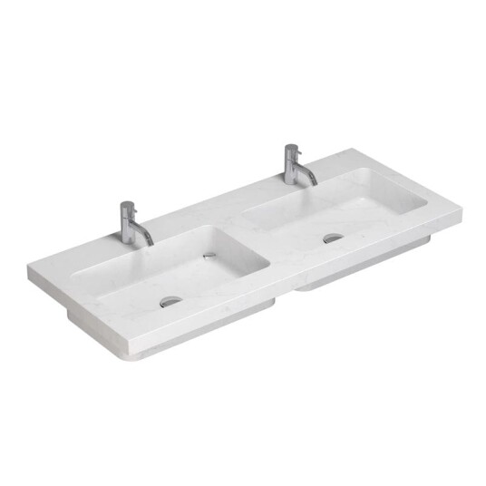 Dansani Calidris Unique Silestone Måltilpasset Eternal Statuario 220cm Dobbel