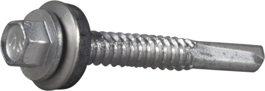 ESSVE 63534 Plateskrue sekskanthode, CorrSeal, med skive 6,3 x 38 mm, 200-pakning, Innfesting
