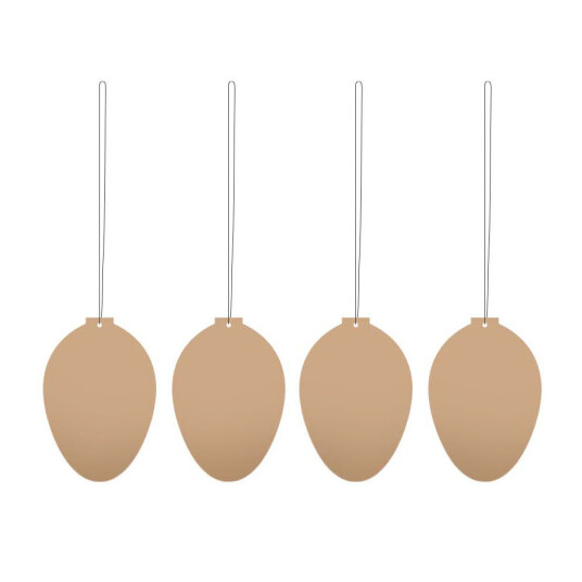 Cooee Design Easter Deco egg påskepynt 4-pakning Cafe au lait Cooee Design Easter Deco egg påskepynt 4-pakning Cafe au lait