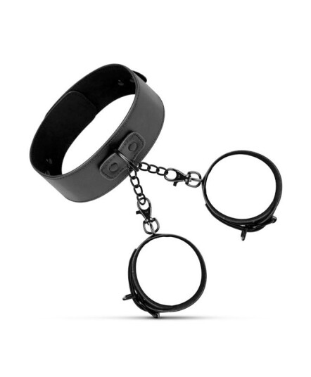 Bedroom Fantasies Bedroom Fantasies Collar Wrist Cuffs BF003BLK Bedroom Fantasies Bedroom Fantasies Collar Wrist Cuffs BF003BLK