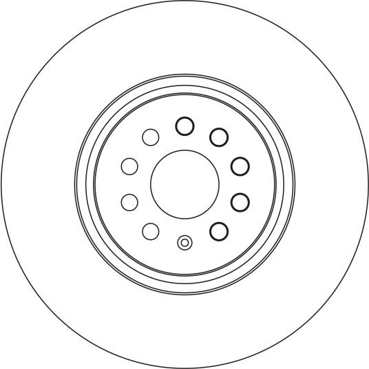 Bremseskive TRW DF6771S