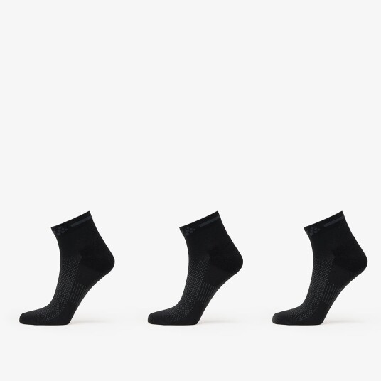 Craft Core Dry Mid Sock 3-pack Black 37/39 Craft Core Dry Mid Sock 3-pack Black 37/39