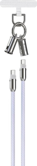 Devia Usb-Kabel Usb-C Til Usb-C 1,2 M Lilla 6938595386152