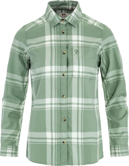 Fjellreven Övik Lite Flannel Shirt W Misty Green eggshell XL