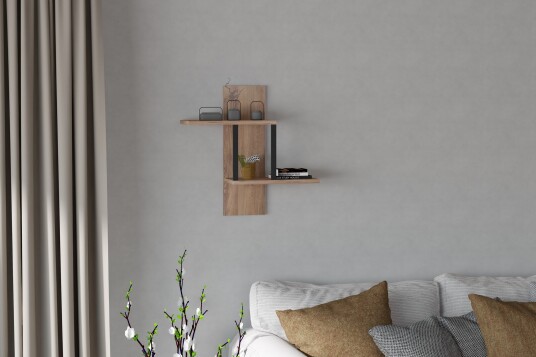 Vegghylle Smallwood 20x40 cm 2 pk Natur