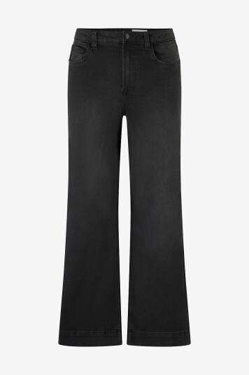 Noisy May Curve Jeans Nmrooxy HW Flare Svart