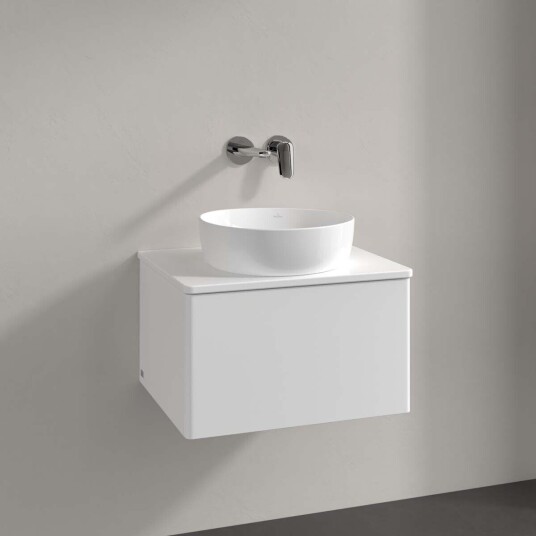 Villeroy & Boch Antao Servantskap med 1 skuff 60x50x36 cm u/lys Hvit Matt