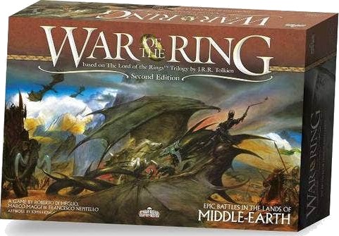 War of the Ring 2nd Edition Brettspill - Strategispill for Barn i Tolkien-universet War of the Ring 2nd Edition Brettspill - Strategispill for Barn i Tolkien-universet