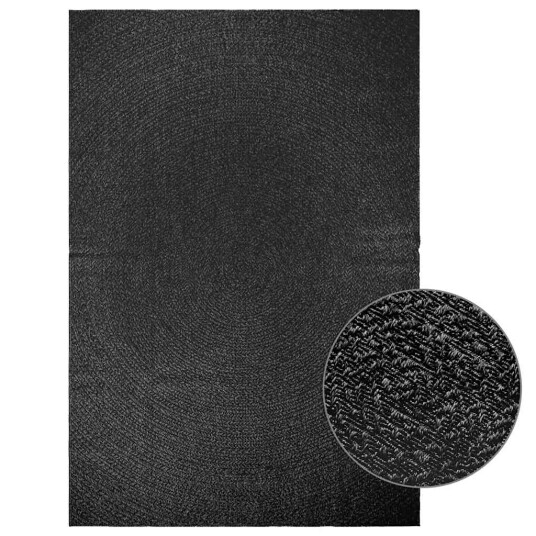  Teppe ZIZUR antrasitt 200x290cm juteutseende innendørs&utendørs 8721102836664