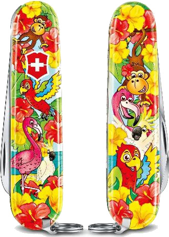 Victorinox My First Lommekniv Multiverktøy Flamingo 9 Funksjoner