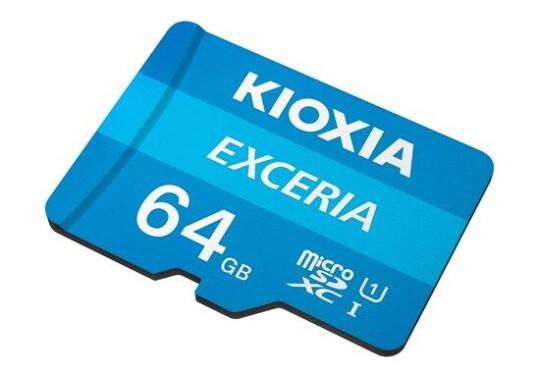 Kioxia EXERCIA MicroSDXC/SDXC - 64GB