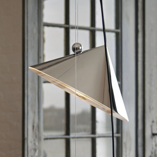Pendellampe Tom Dixon Pose dimmbar Metallisk Stue Metall Design 30 Metallisk