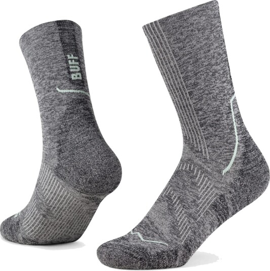 Buff Dryflx Crew Socks Grey S Buff Dryflx Crew Socks Grey S