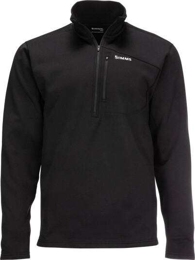 Simms Thermal 1/4 Zip Top Black Simms Thermal 1/4 Zip Top Black