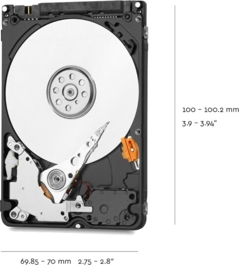 WD Blue 2TB 2.5" Intern Harddisk SATA 6Gb/s 5400rpm med 128MB Cache WD Blue 2TB 2.5" Intern Harddisk SATA 6Gb/s 5400rpm med 128MB Cache