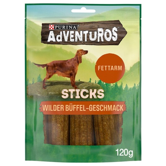Adventuros Sticks Viltbøffel 120 G Adventuros Sticks Viltbøffel 120 G