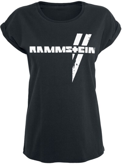 Rammstein T-skjorte Weiße Balken XS til 5XL Damer svart
