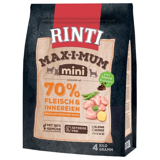 Rinti Max-I-Mum Mini Voksen Kylling 4 kg