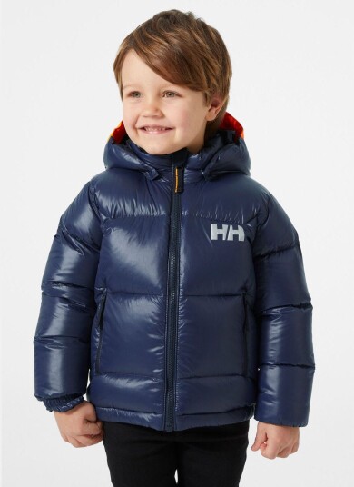 Helly Hansen Barn Isfjord Vinter dunjakke Marineblå 86 Marineblå86