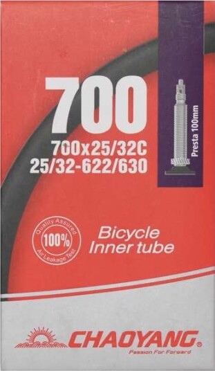 Chaoyang slange 700x25-32c racerventil 100mm Chaoyang slange 700x25-32c racerventil 100mm