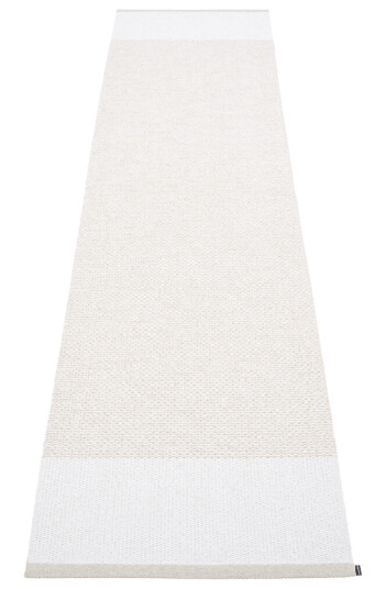 Pappelina Edit matte fossil hvit metallic 70x300 cm