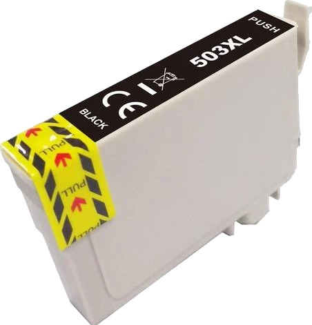 TB Blekkpatron No.503XL Sort Høykapasitet (13ml), erstatter Epson C13T09R14010