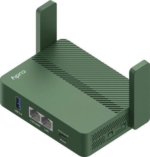 Cudy TR3600 WF7 BE3600 Mini-ruter WiFi 7 Mesh Dual-Band 2,5G Hvit