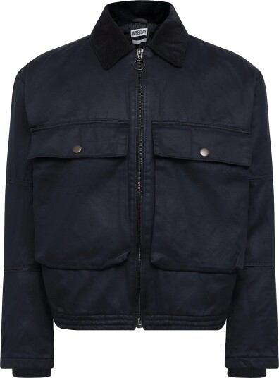 Weekday Transitional Drawstring Jacket   BLACK WASH   XS