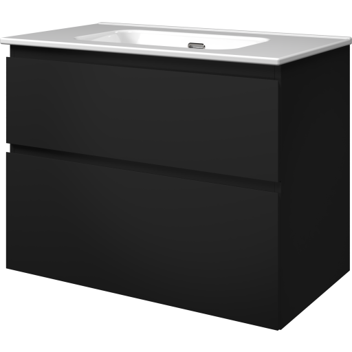 Sanibell Proline møbelpakke 81x46 cm matt sort Sanibell Proline møbelpakke 81x46 cm matt sort