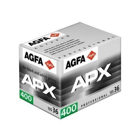 AgfaPhoto APX 400 Sort/Hvit Film 135mm - 36 Eksponeringer AgfaPhoto APX 400 Sort/Hvit Film 135mm - 36 Eksponeringer