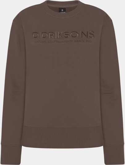 Didriksons Callie Embroidery Sweater Dark Mocha