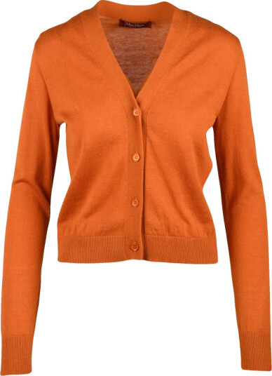 Max Mara Studio Dame Strikkevarer Oransje M,