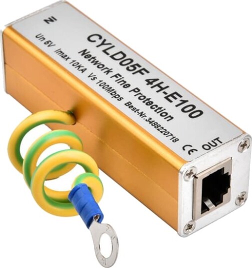 5V Ethernet Nettverk Overspenningsvern RJ45 RJ11 Adapter 5V Ethernet Nettverk Overspenningsvern RJ45 RJ11 Adapter