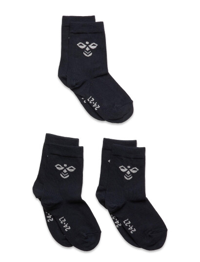 Hummel Sutton 3-Pack Sock - Blue - 24-27