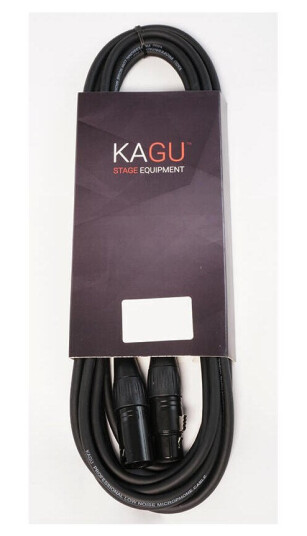 Kagu Dmnx5bk Dmx-Kabel 20m 5-Pin, Sort