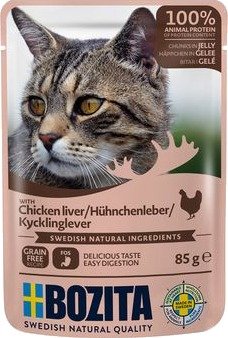 Bozita våtfôr Biter i gelébeholder Laks 24 x 85 g