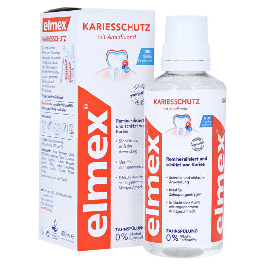 Elmex Caries Protection munnvann med aminfluorid 400 ml Elmex Caries Protection munnvann med aminfluorid 400 ml