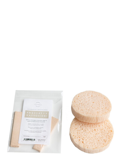 Luonkos Ecological Cleansing Sponge 2 Pcs - Yellow - 8 g