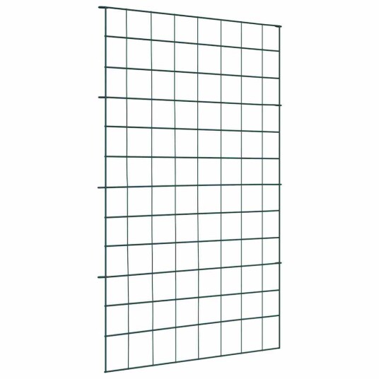 vidaXL Damhegnsett 8 pcs grønn 50 x 80 cm Stål