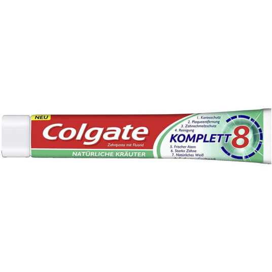 Colgate Urtetannkrem Komplett 8 med urter