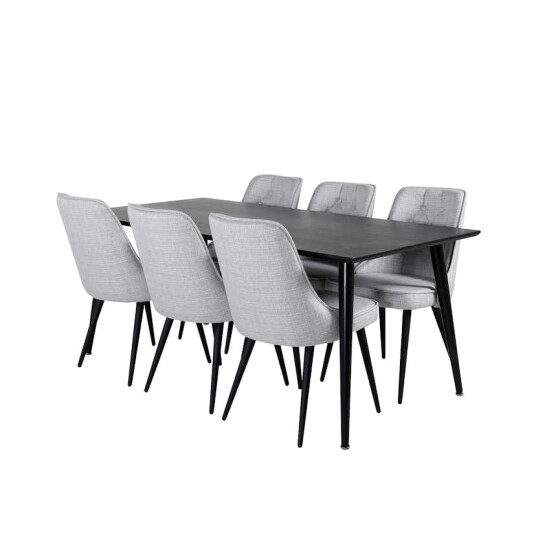 Venture Home Spisegruppe Venture Home Dipp med 6 Velvet Deluxe Stoler GR20640