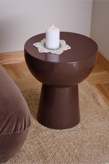 Jotex Glossy Rundt Sidebord Rød BALIS Kjøp Sidebord & småbord hos Jotex