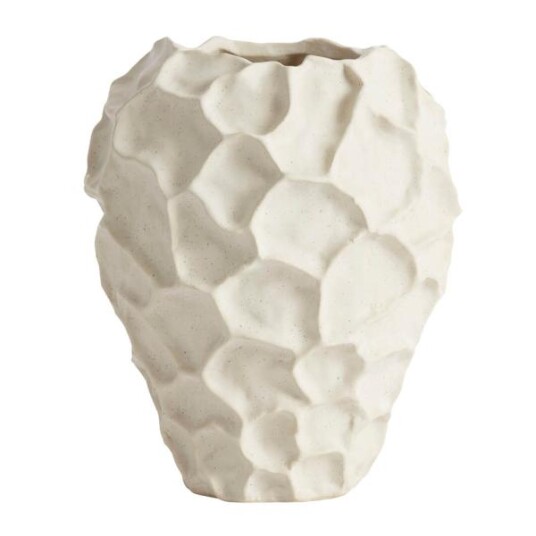 Muubs - Soil vase 21,5x18 cm vanilje Muubs - Soil vase 21,5x18 cm vanilje