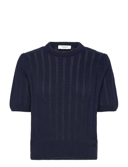 Rosemunde Rwemilie Ss O Neck Pullover Navy M