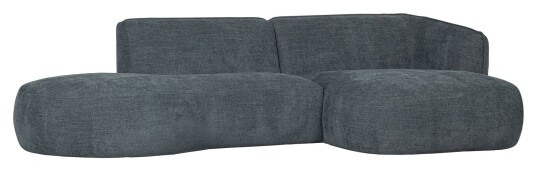 WOOOD Polly Sofa m. chaiselong, Høyre, Blå/Grønn Unoliving